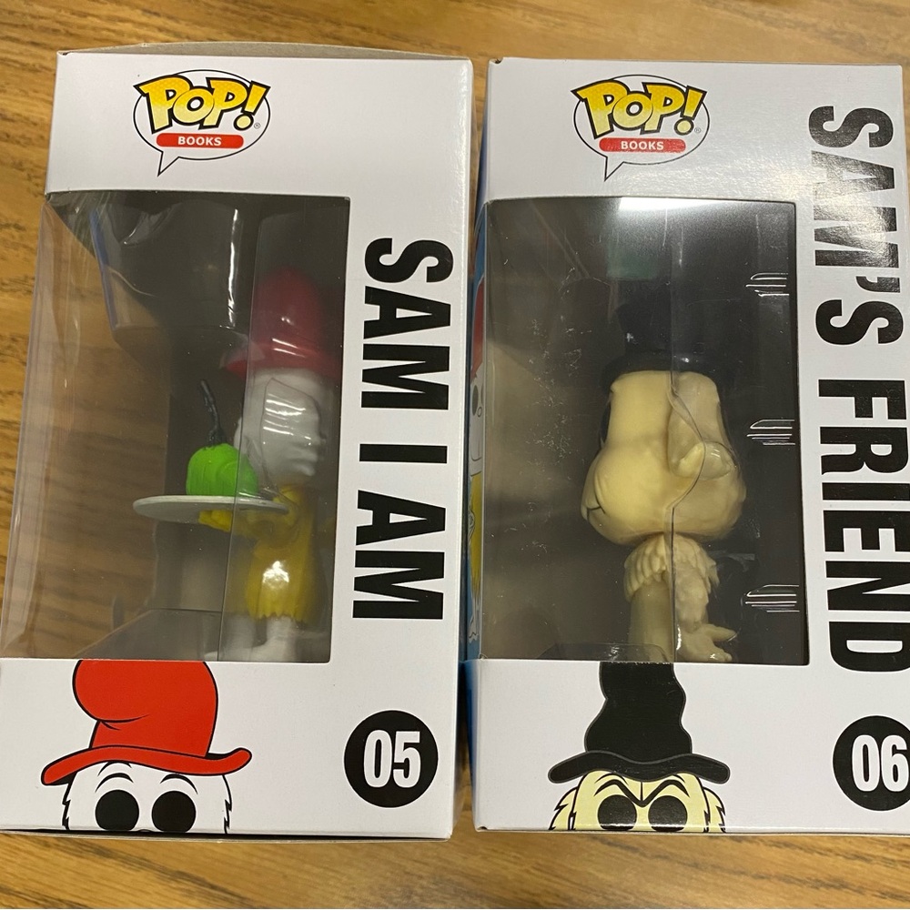 Funko POP! Dr. Seuss Sam I Am and Sam’s Friend Vinyl Figures and Sam I Am Plush - Picture 8 of 10